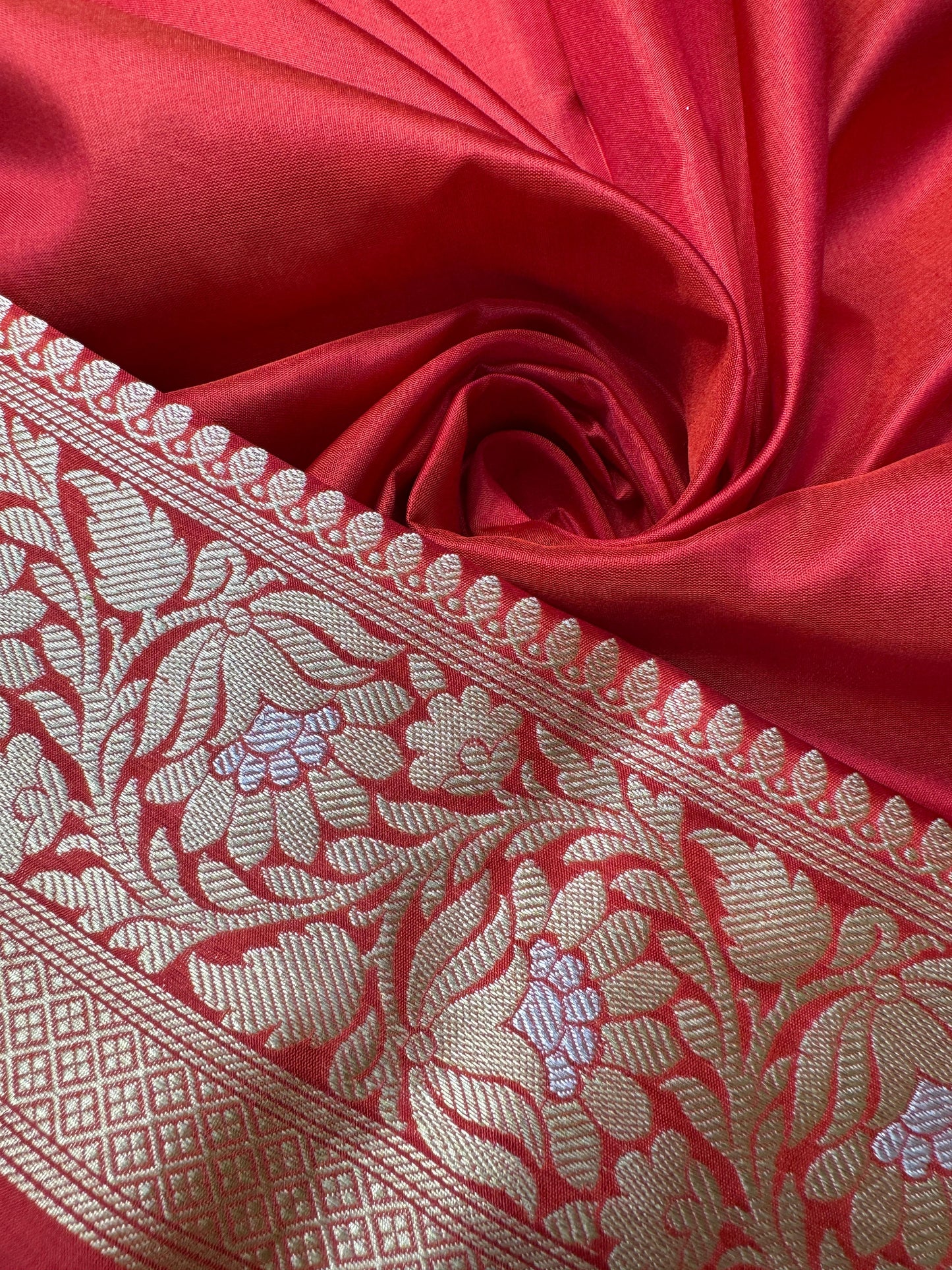 Pure Banarasi Katan Silk Rangkaat Saree