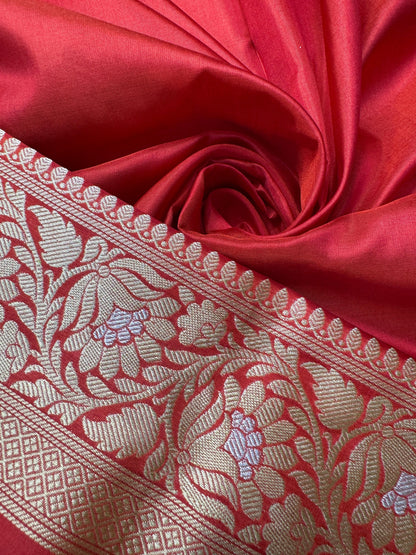 Pure Banarasi Katan Silk Rangkaat Saree