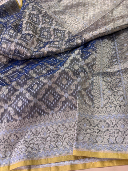 Pure Banarasi Kora Tissue Silk Saree