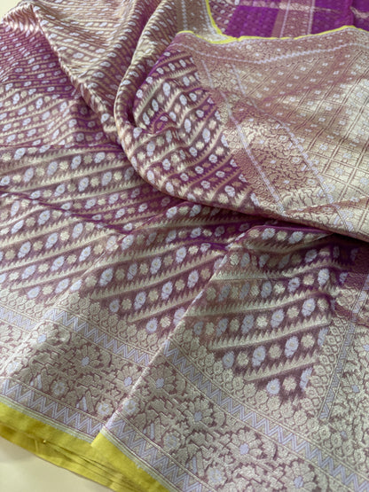 Pure Banarasi Kora Tissue Silk Saree