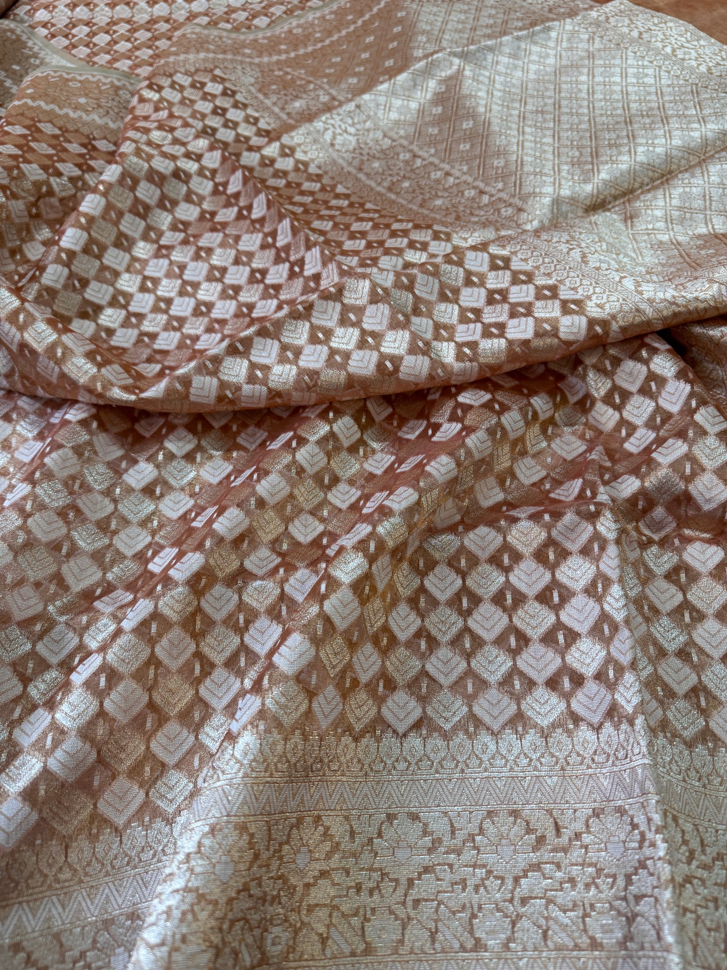 Pure Banarasi Kora Tissue Silk Saree