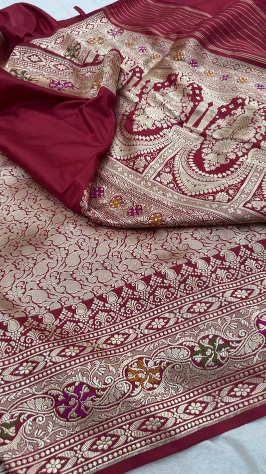 Pure Katan Silk Patli Saree