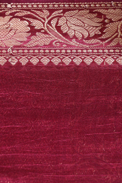 Pure Dupion Silk Kadhwa Banarasi Saree