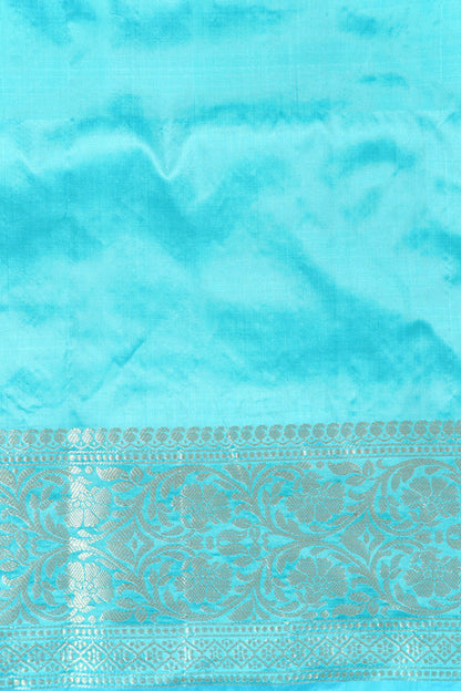 Pure Katan Silk Kadhwa Buti Banarasi Saree