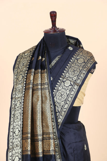 Pure Katan Silk Kadhwa Buta Banarasi Saree