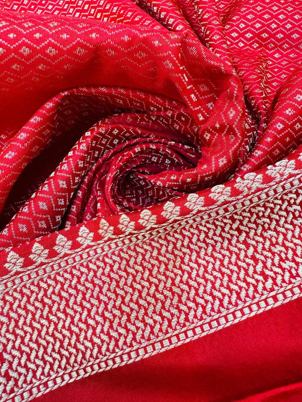 Katan Silk Skirt Brocade Saree