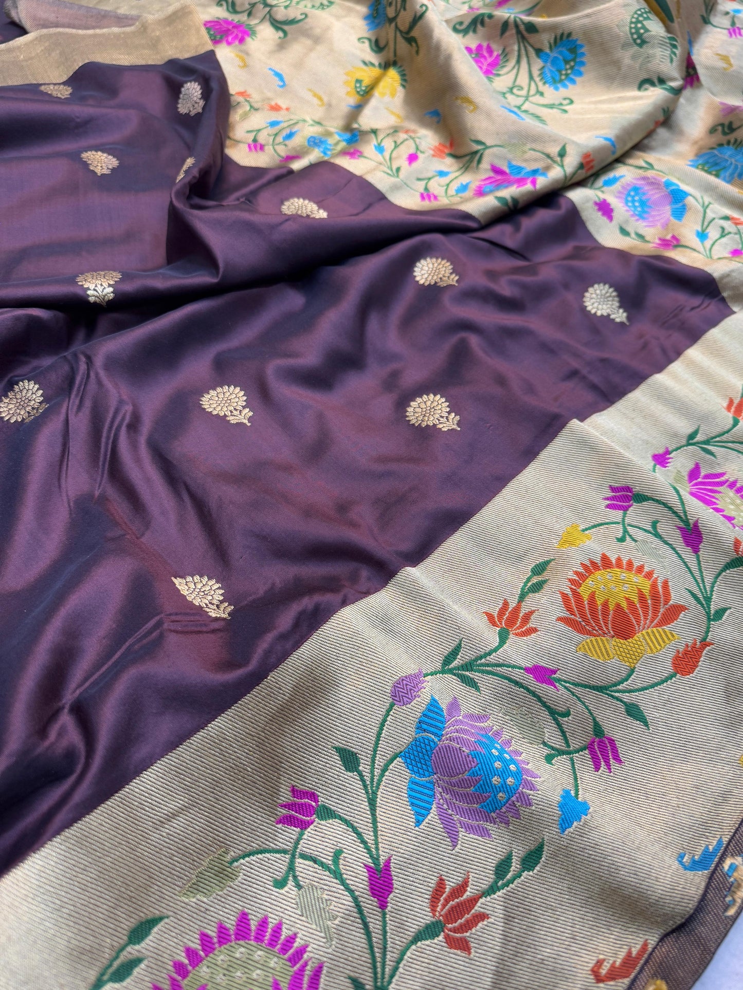 Pure Banarasi Katan Silk Paithani Saree