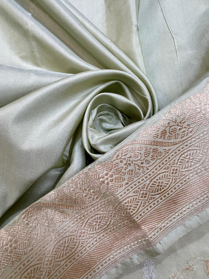 Pure Banarasi Katan Silk Kadhwa Jaal Saree