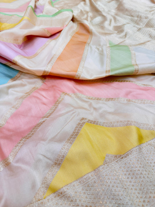 Pure Banarasi Katan Silk Rangkaat Saree