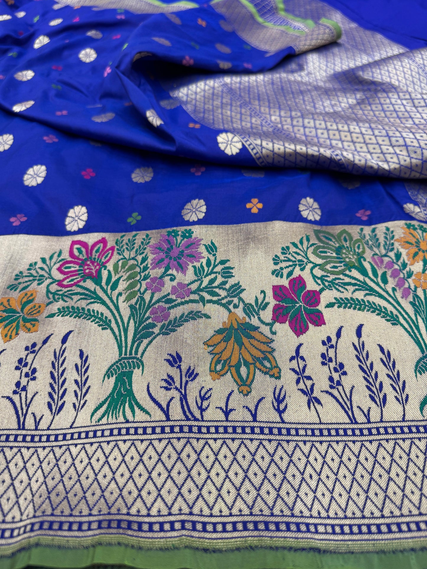 Pure Banarasi Katan Silk Paithani Saree