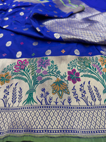 Pure Banarasi Katan Silk Paithani Saree