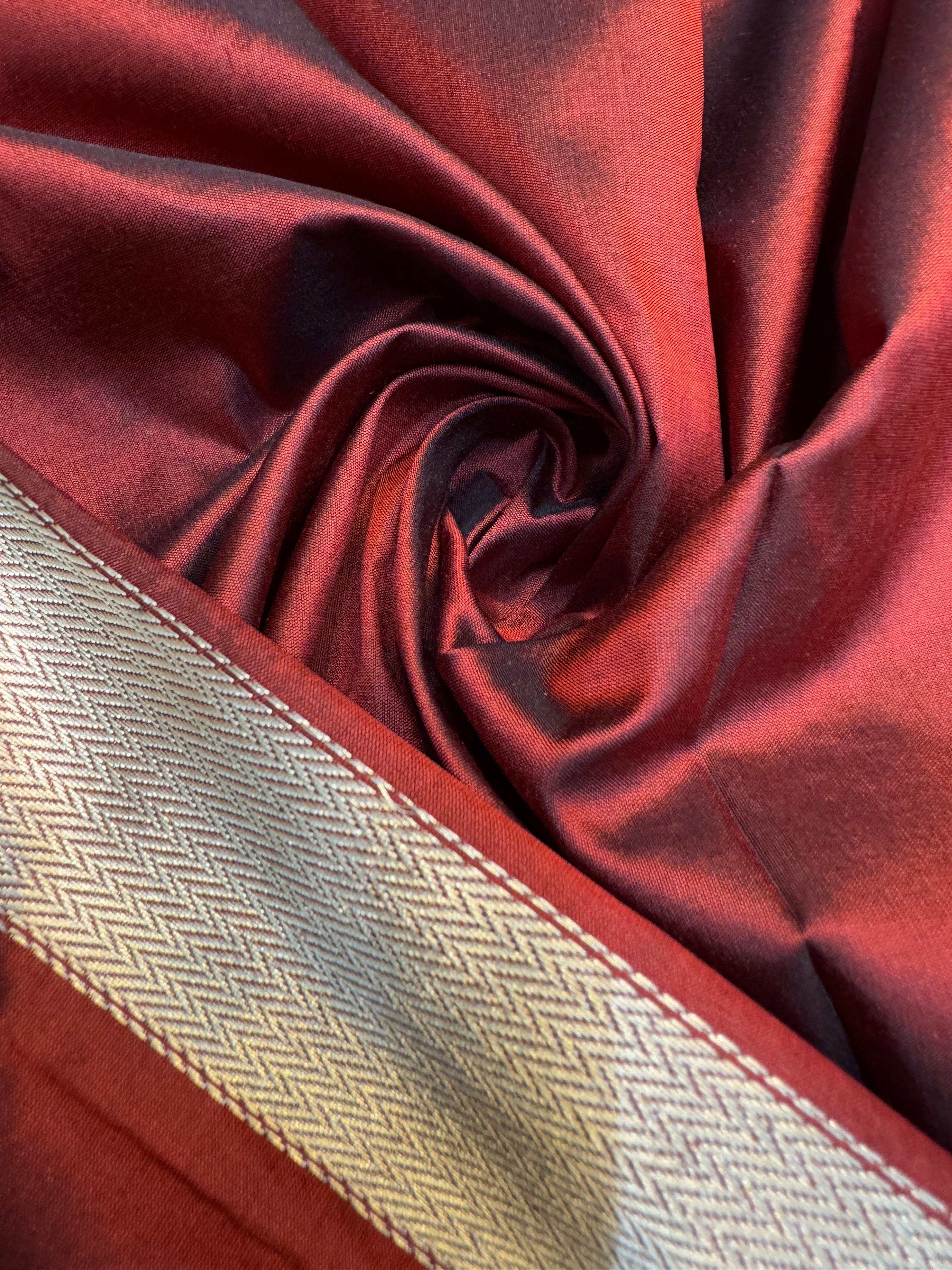 Pure Banarasi Katan Silk Ghat Saree