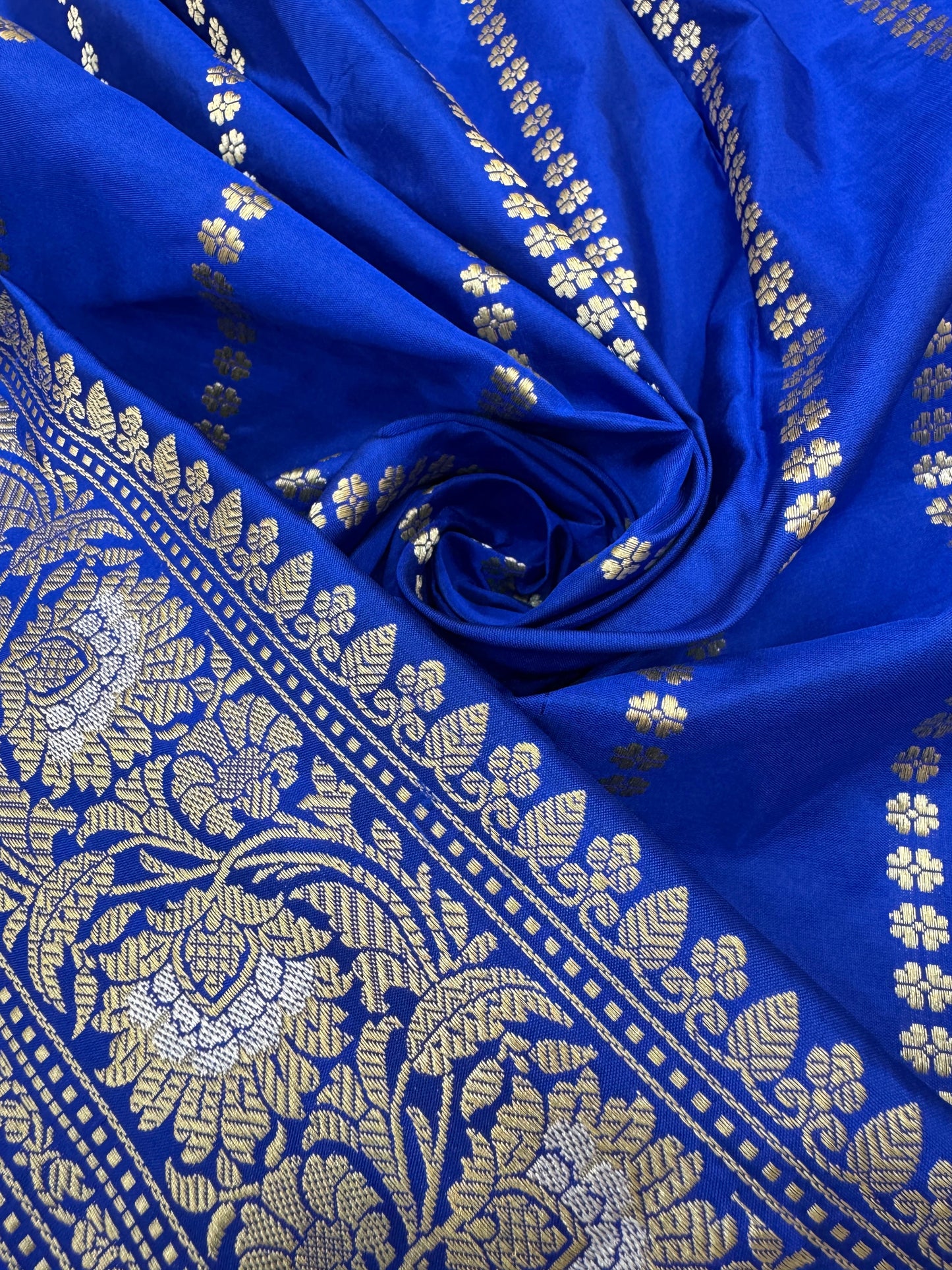 Pure Banarasi Katan Silk Kadhwa Jaal Saree