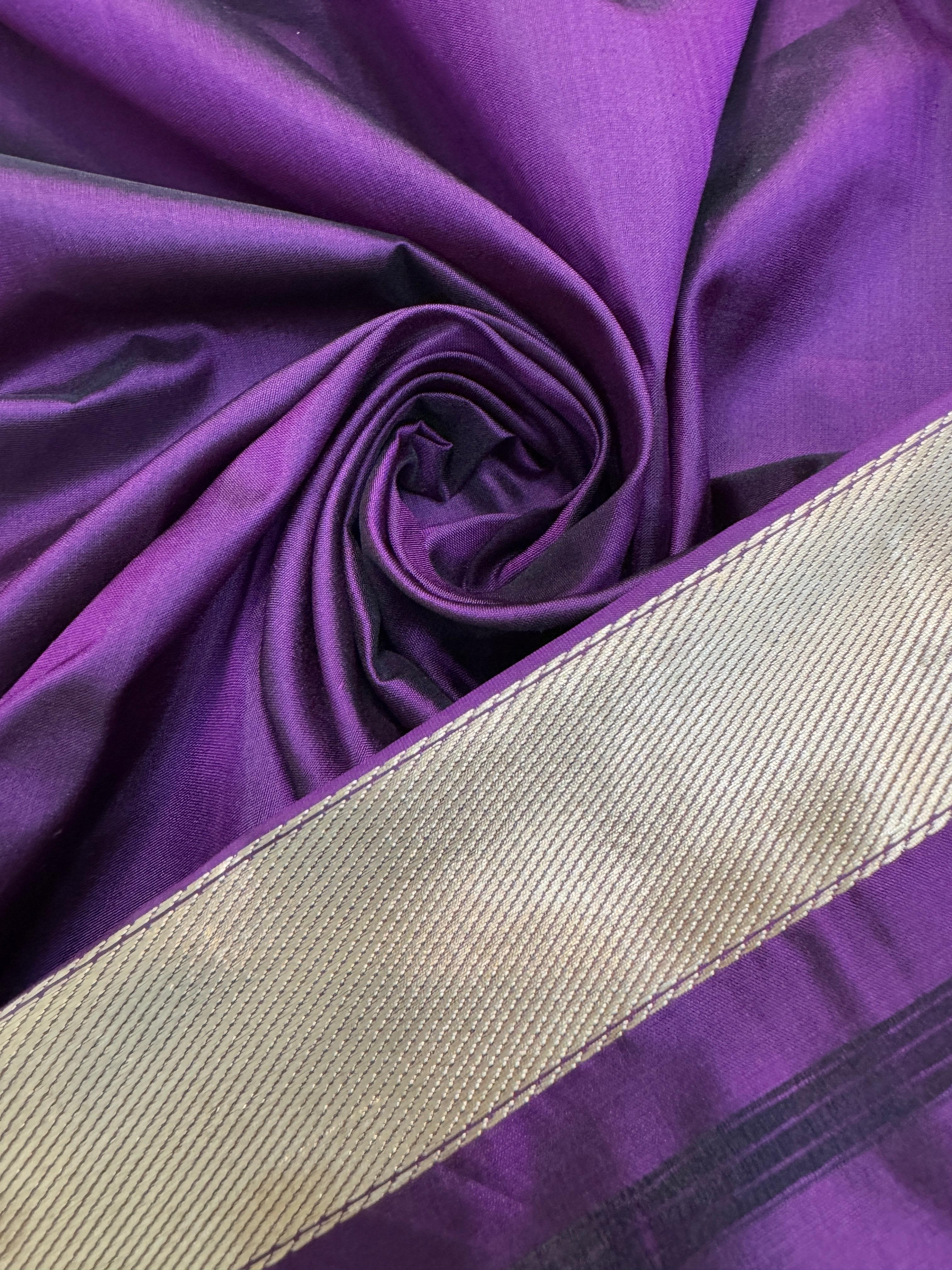 Pure Banarasi Katan Silk Ghat Saree