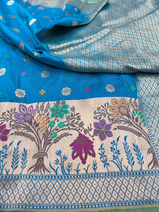 Pure Banarasi Katan Silk Paithani Saree