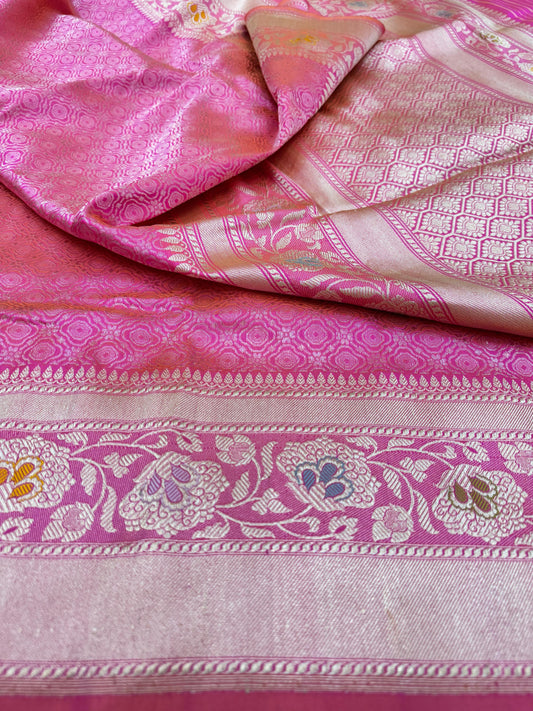 Pure Banarasi Katan Silk Brocade Saree