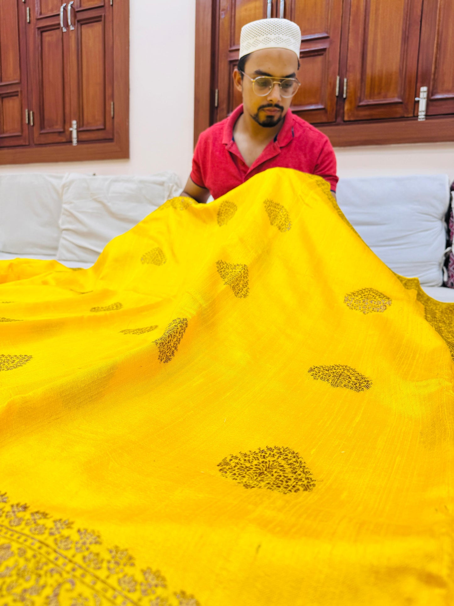 Pure Banarasi Raw Silk Saree