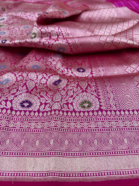 Pure Banarasi Katan Silk Brocade Saree