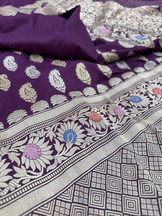 Pure Katan Silk Patli Saree
