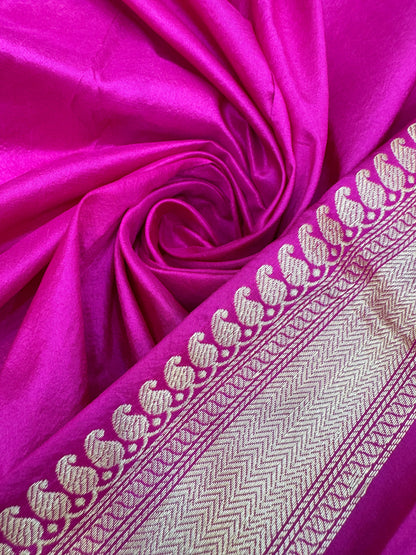 Pure Banarasi Katan Silk Jaal Saree