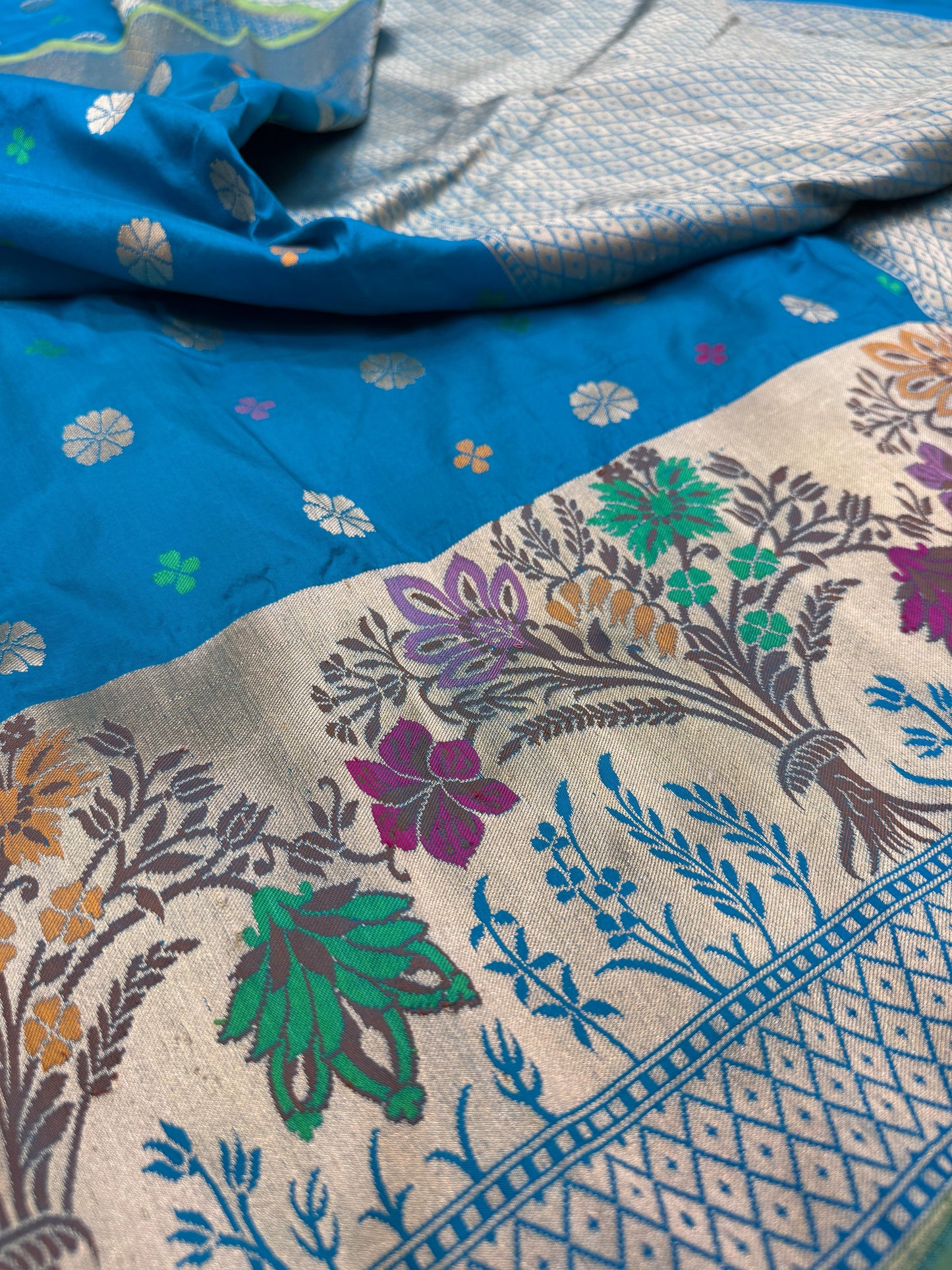 Pure Banarasi Katan Silk Paithani Saree