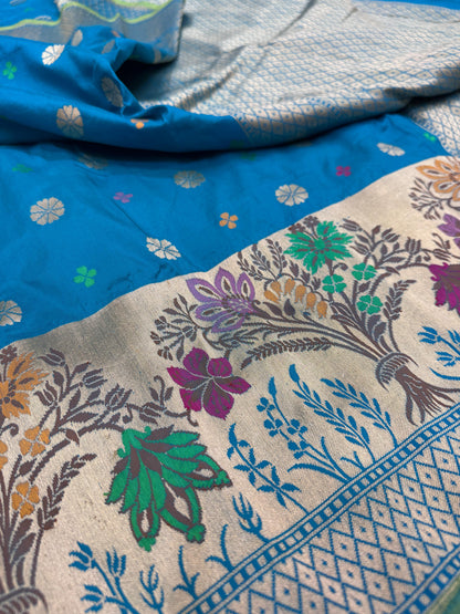 Pure Banarasi Katan Silk Paithani Saree