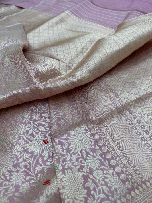 Pure Banarasi Katan Silk Brocade Saree