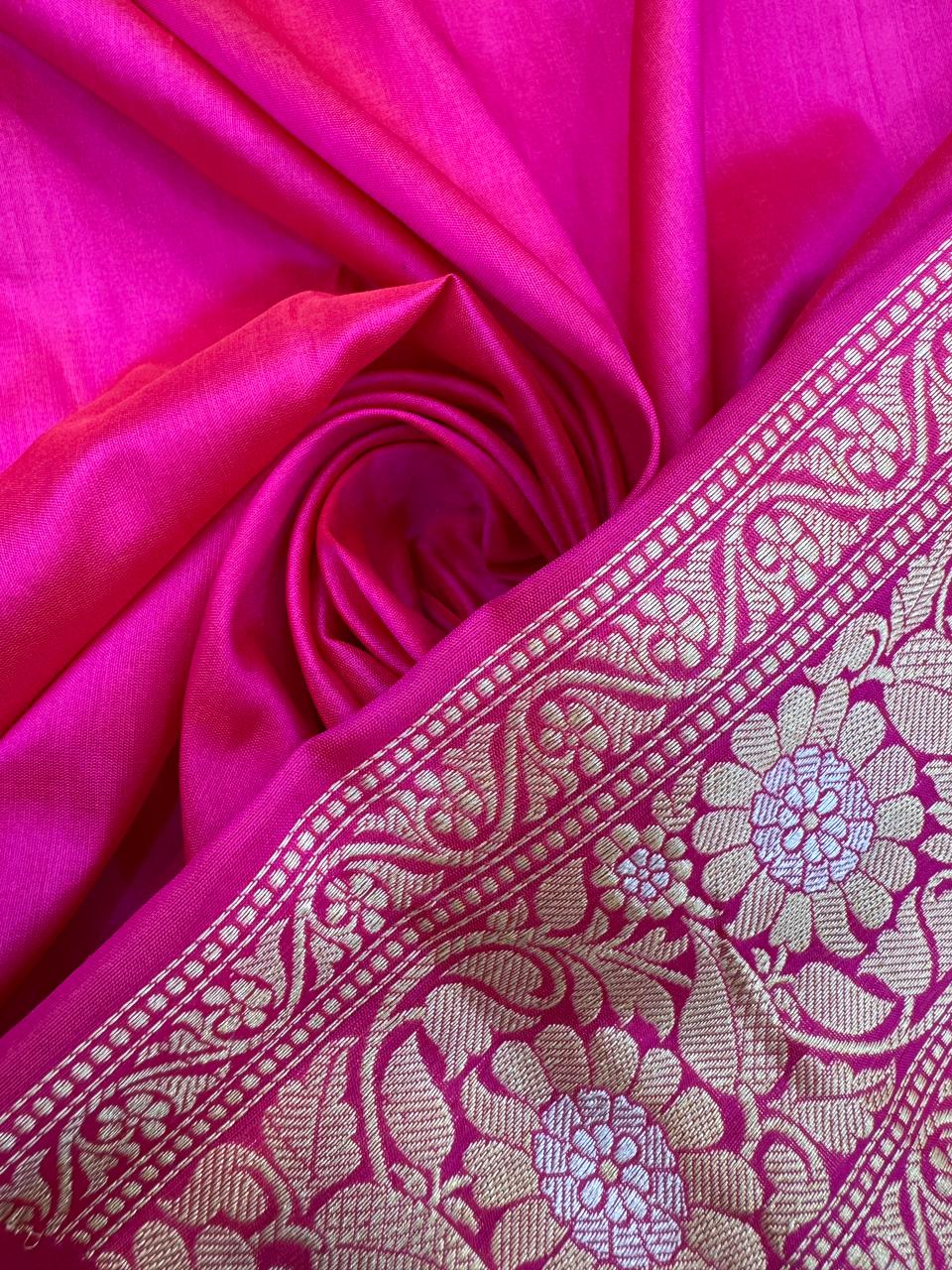 Pure Banarasi Katan Silk Brocade Saree