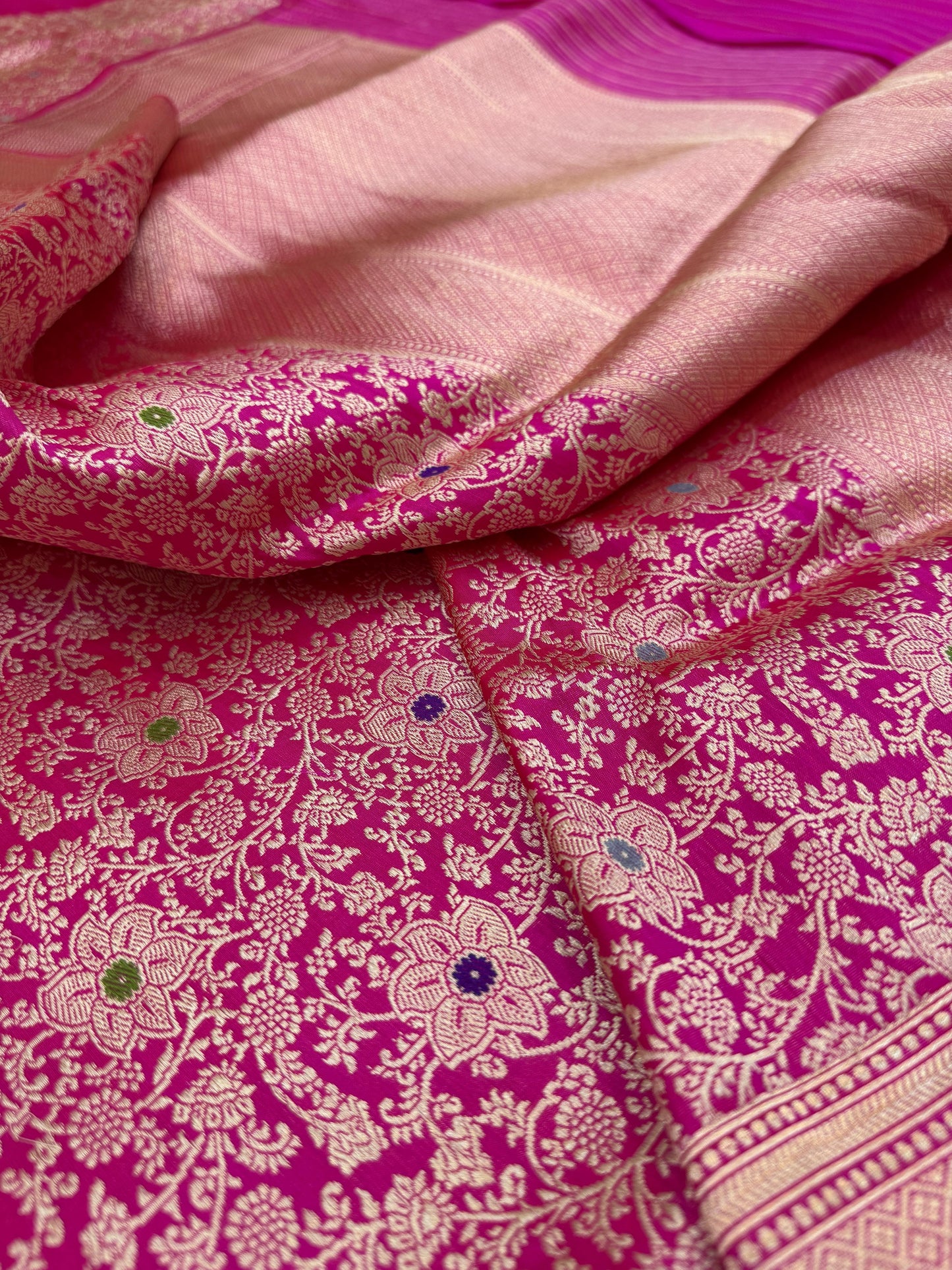 Pure Banarasi Katan Silk Brocade Saree