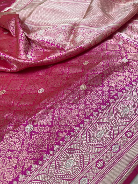 Pure Banarasi Katan Silk Brocade Saree