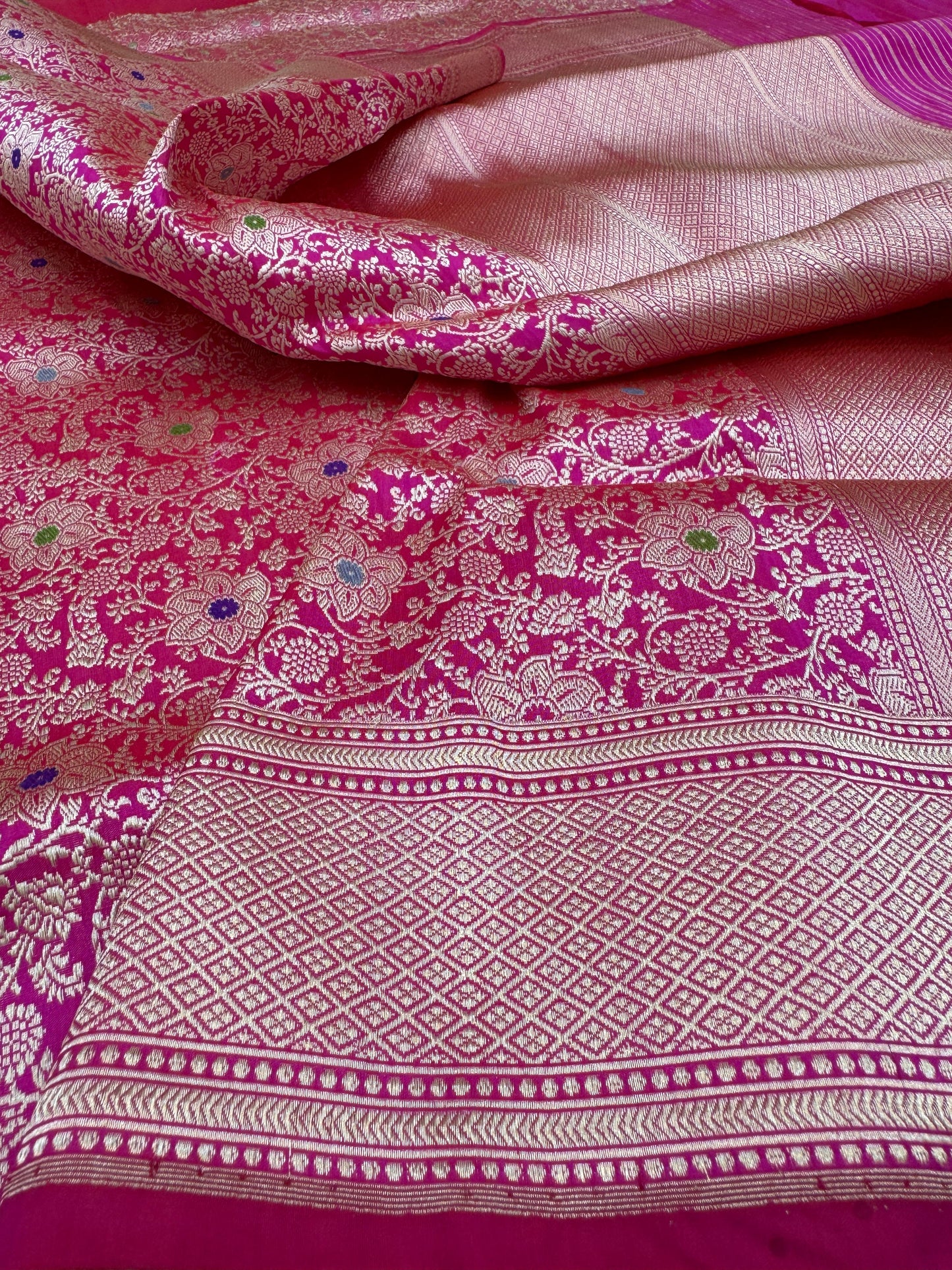 Pure Banarasi Katan Silk Brocade Saree