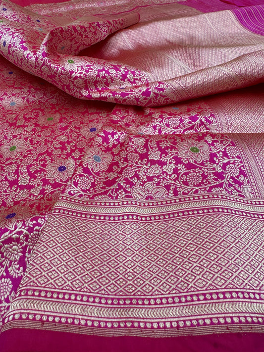Pure Banarasi Katan Silk Brocade Saree